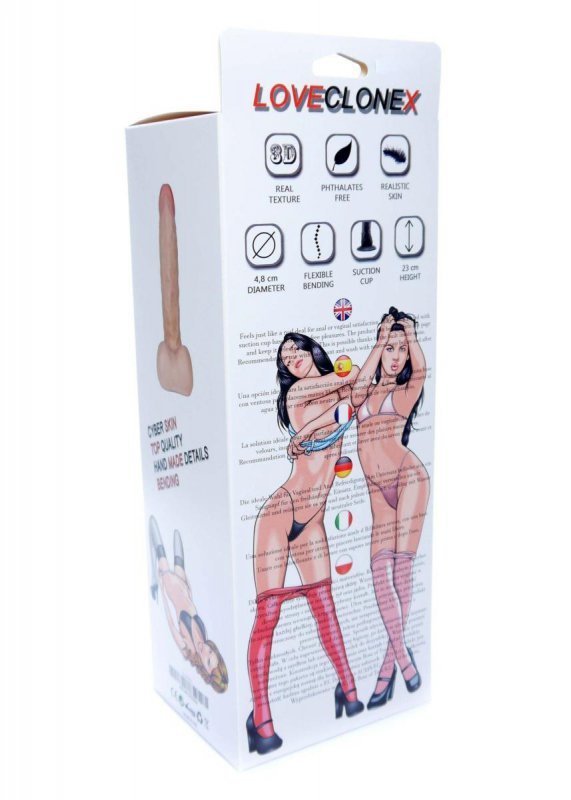 Dildo-ASKLEPIOS-LOVECLONEX 8&quot;&quot;-flexible