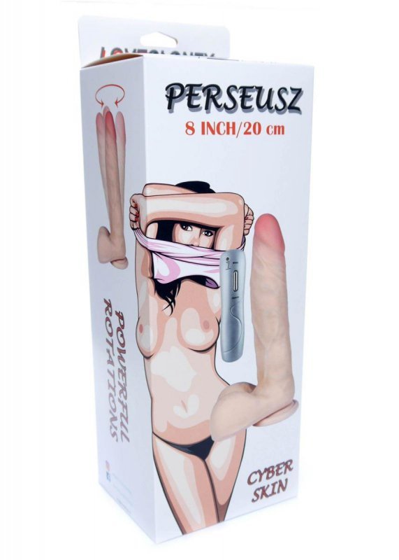 Wibrator-PERSEUSZ-LOVECLONEX 8&quot;&quot;-Rotation