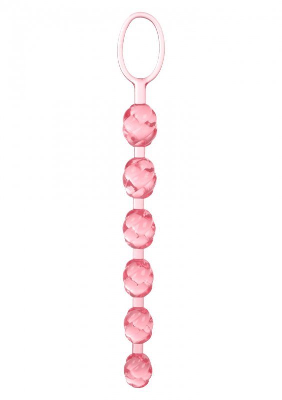 Swirl Pleasure Beads Pink