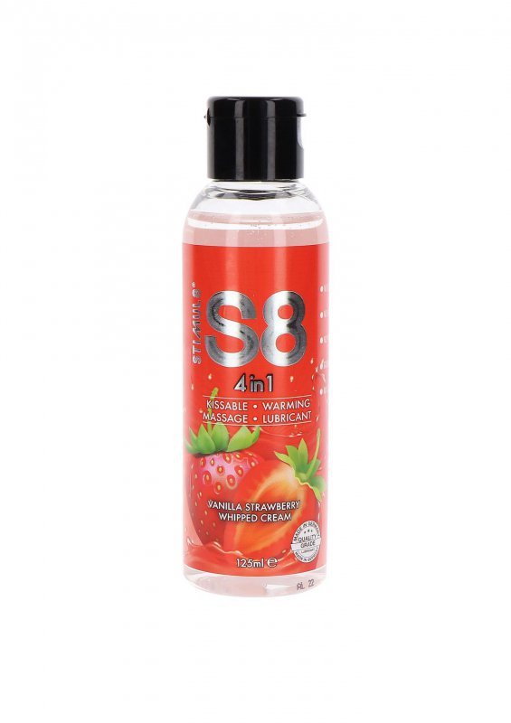 S8 4-in-1 Dessert Lube 125ml Strawberry