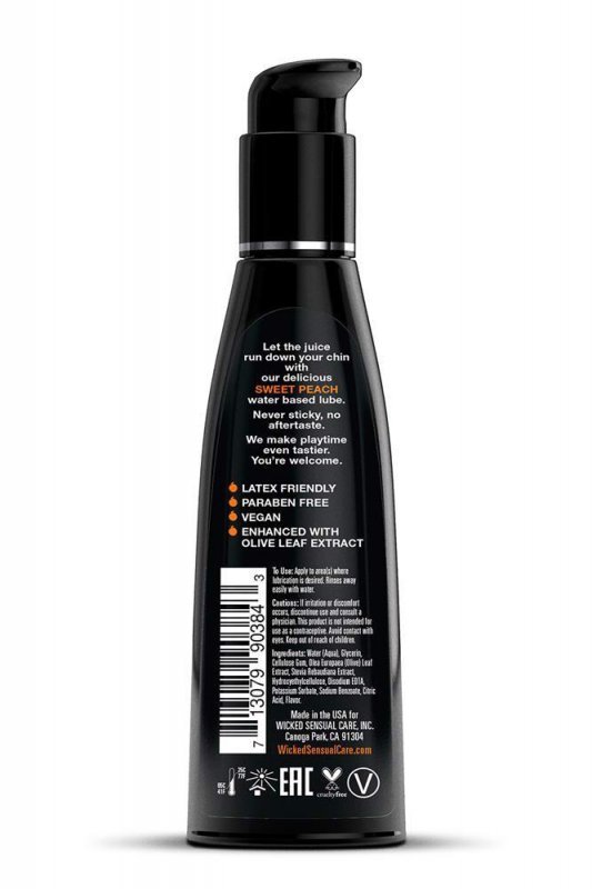 WICKED AQUA SWEET PEACH FLAVORED 120ML
