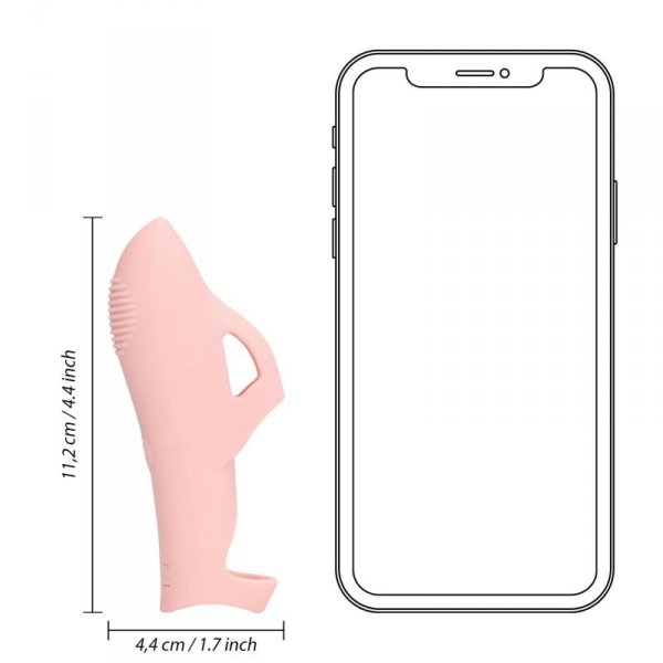 Silicone Finger Vibrator - Touch of Pink