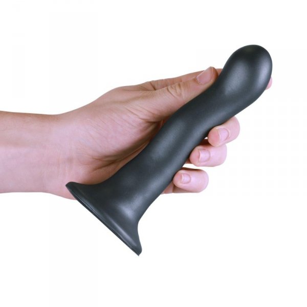 Ultra Soft Silicone Curvy G-Spot Dildo - 7&#039;&#039; / 17 cm