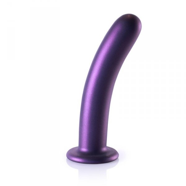 Smooth Silicone G-Spot Dildo - 7&#039;&#039; / 17 cm