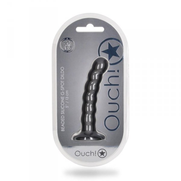 Beaded Silicone G-Spot Dildo - 5&#039;&#039; / 13 cm