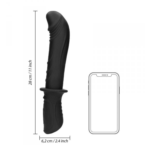 Hand Held Vibrating Sex Machine - Black