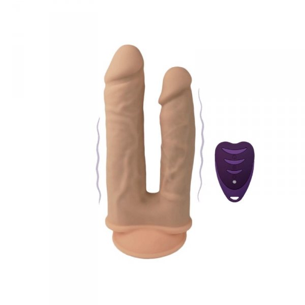 Dildo-SD.Model 1 (8&quot;&quot;&7&quot;&quot;) Flesh BOX Motor + LRS