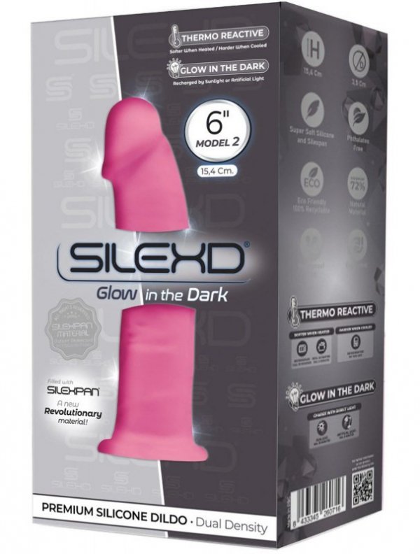 Model 2 6&quot;&quot; Pink Box Glow in the Dark