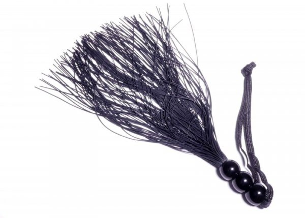 Silicone Whip Black 10&quot;&quot; - Fetish B - Series