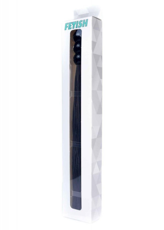 Silicone Whip Black 10&quot;&quot; - Fetish B - Series