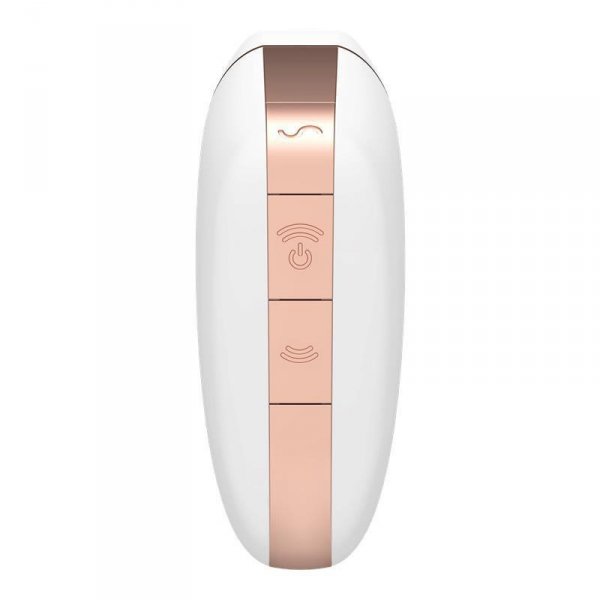 Wibrator - Love Triangle Air Pulse Stimulator + Vibration White