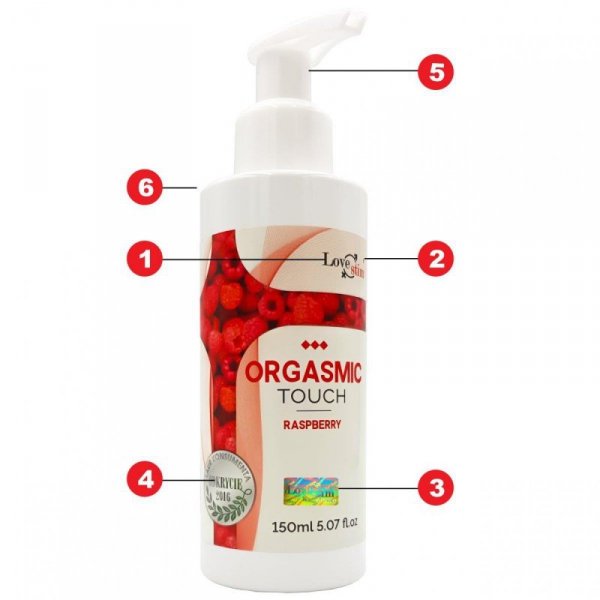 Olejek- ORGASMIC TOUCH RASPBERRY 150 ml