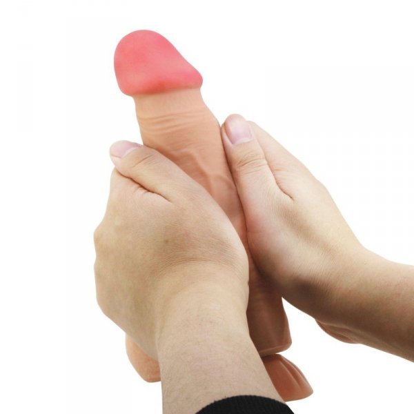 BAILE - Sliding Skin 8,5&#039;&#039; Flesh Suction base Bendable TPR