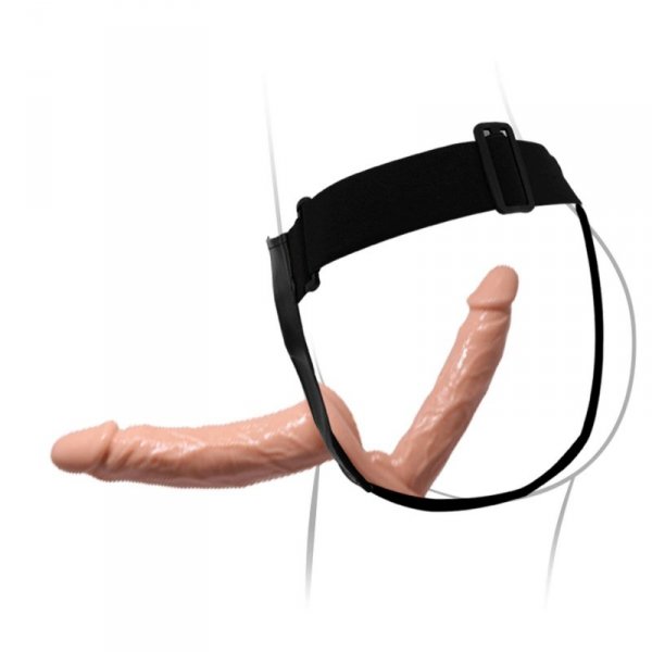 BAILE -STRAP ON DOUBLE DILDOS, 7.1&#039;&#039;+5.9&#039;&#039;
