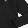 Bluza Tommy Jeans męska czarna kangurka plus size z kapturem 
