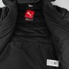 Puma kurtka męska dziecięca czarna z kapturem ocieplana