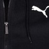 Puma bluza męska rozpinana czarna dresowa bawełniana