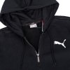 Puma bluza męska rozpinana czarna dresowa bawełniana