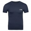 Emporio Armani t-shirt koszulka męska 2 sztuki granatowa i bordowa