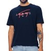 T-shirt Tommy Jeans koszulka męska z okrągłym dekoldem granatowa