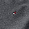 Sweter męski Tommy Hilfiger szary jedwab z dekoldem v-neck