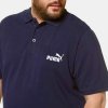 Puma polówka koszulka polo granatowa męska Plus Size