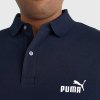 Puma polówka koszulka polo granatowa męska Plus Size
