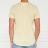 T-shirt Tommy Jeans koszulka męska z okrągłym dekoldem żółta
