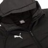 Puma kurtka męska dziecięca czarna z kapturem ocieplana