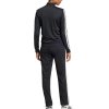Adidas komplet dresowy czarny damski spodnie bluza 