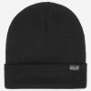 Jack Wolfskin czapka zimowa czarna małe logo unisex
