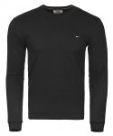 Longsleeve koszulka Tommy Hilfiger na długi rękaw męska czarna