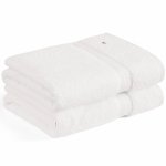 Zestaw ręcznik biały Tommy Hilfiger bawełniany 2 sztuki