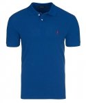 Polówka polo Ralph Lauren męska niebieska bawełniana
