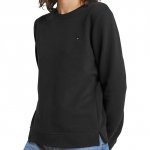 Bluza Tommy Hilfiger damska małe logo czarna 