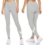 Legginsy Nike damskie bawełniane szare