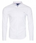 Koszula biała Tommy Hilfiger Slim Fit męska logo