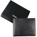 Portfel Hugo Boss Monist męski czarny na banknoty i karty skórzany