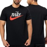 Nike t-shirt na krótki rękaw koszulka męska czarna z nadrukiem
