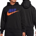 Nike Sportswear bluza męska kangurka czarna z nadrukiem