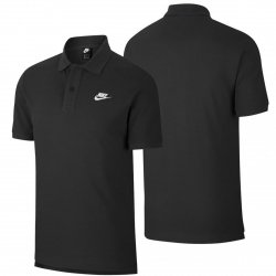 Nike polówka koszulka polo czarna męska