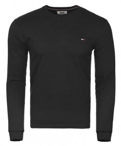 Longsleeve koszulka Tommy Hilfiger na długi rękaw męska czarna