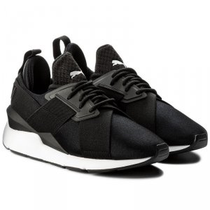 Puma sneakersy buty damskie czarne Muse Satin