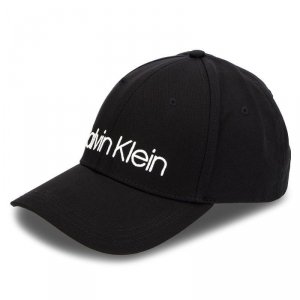 Czapka Calvin Klein z daszkiem unisex czarna duże logo