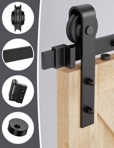 Mechanizm przesuwny do drzwi w stylu barn door