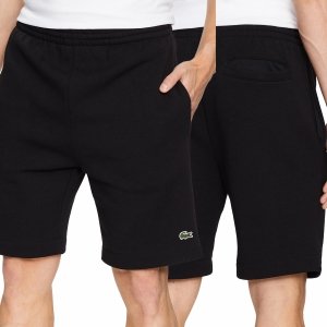 Spodenki Lacoste szorty męskie czarne małe logo