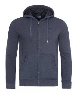 Bluza Armani Jeans męska grafitowa rozpinana z kapturem