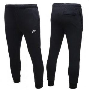 Nike dresowe spodnie sportowe męskie czarne 