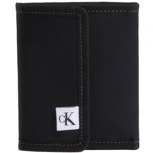 Calvin Klein Jeans portfel męski czarny na bilon banknoty karty i dokumenty 