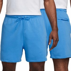 Spodenki Nike sportowe dresowe męskie małe logo niebieskie